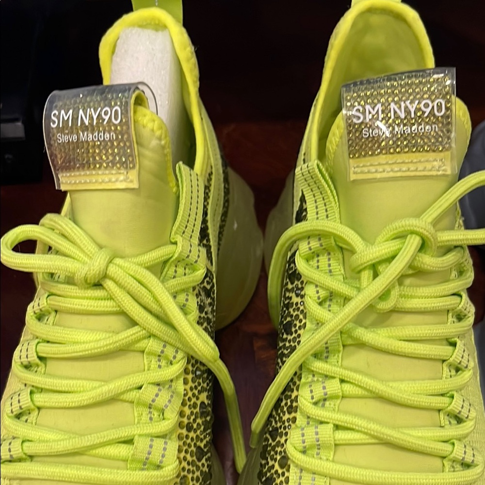 Steve Madden Neon Yellow Sneakers